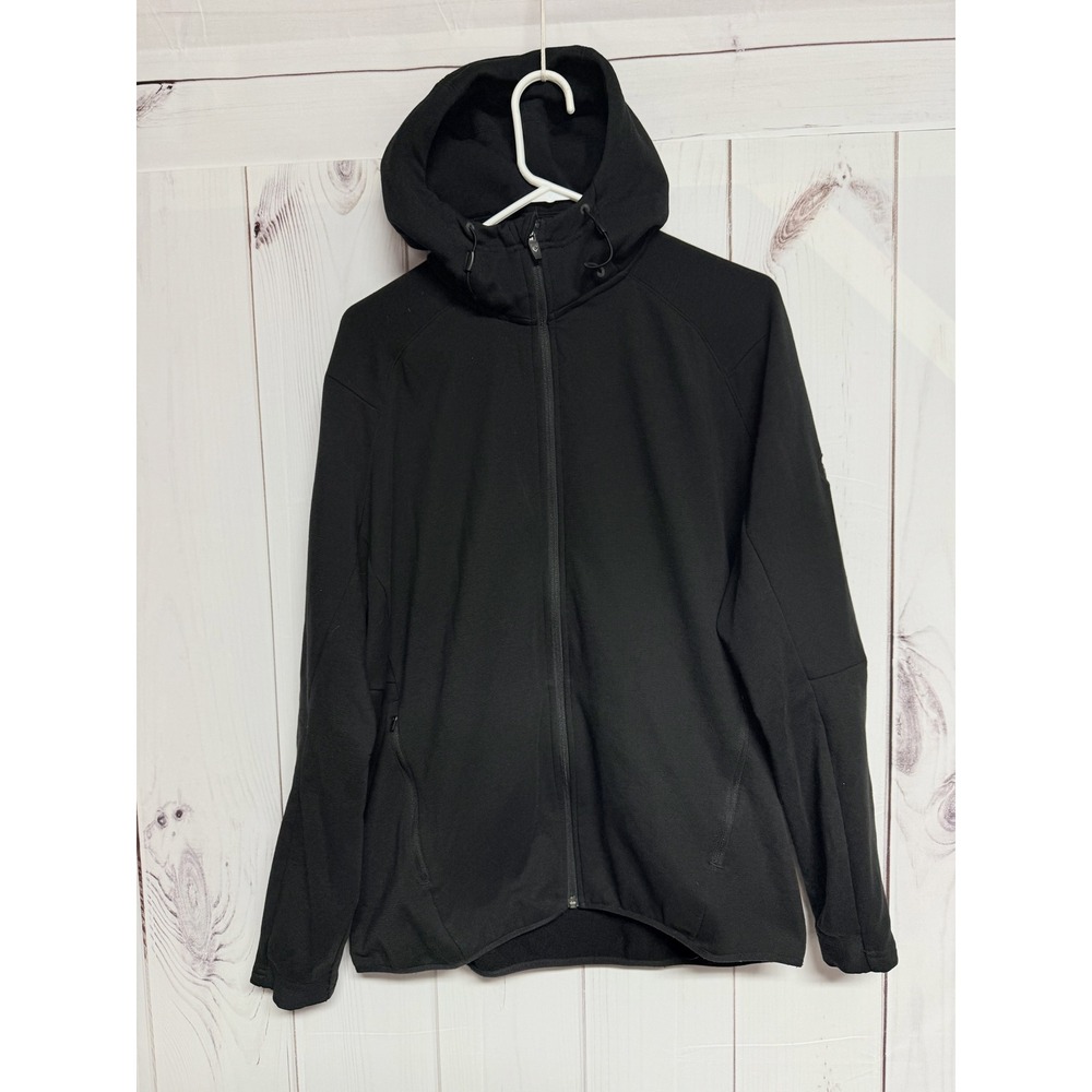 KÜHL Mens Freethinkr Hoody XL Black Full Zip Tencel Stretch Jacket EUC